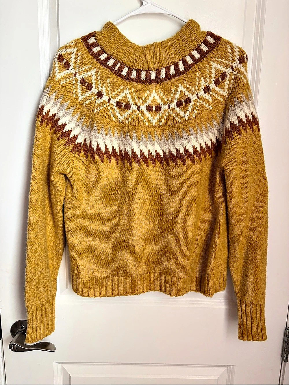 American Eagle Fair Isle Geometric Sweater Size Medium